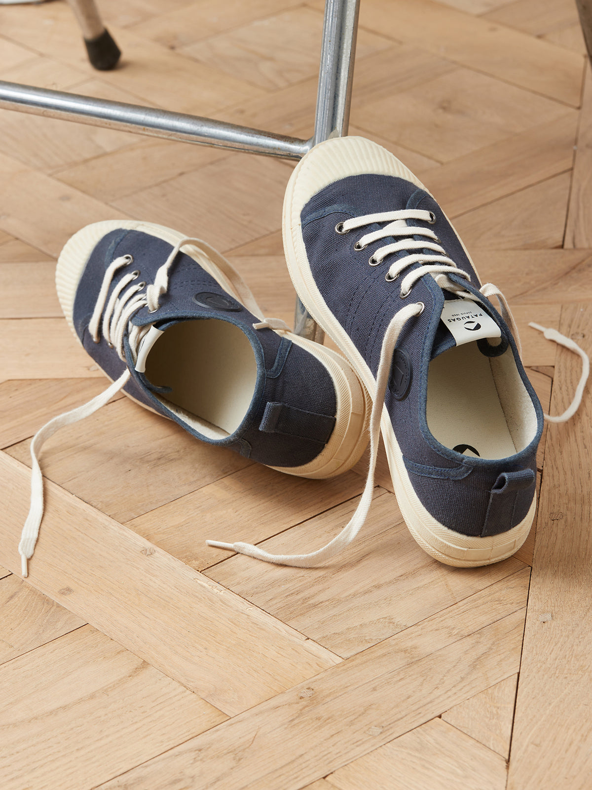 Sneakers in gerecycleerd canvas Etche Low Pataugas