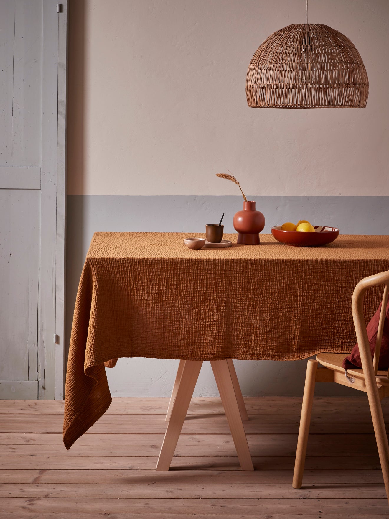 Nappe ou rideau gaze de coton