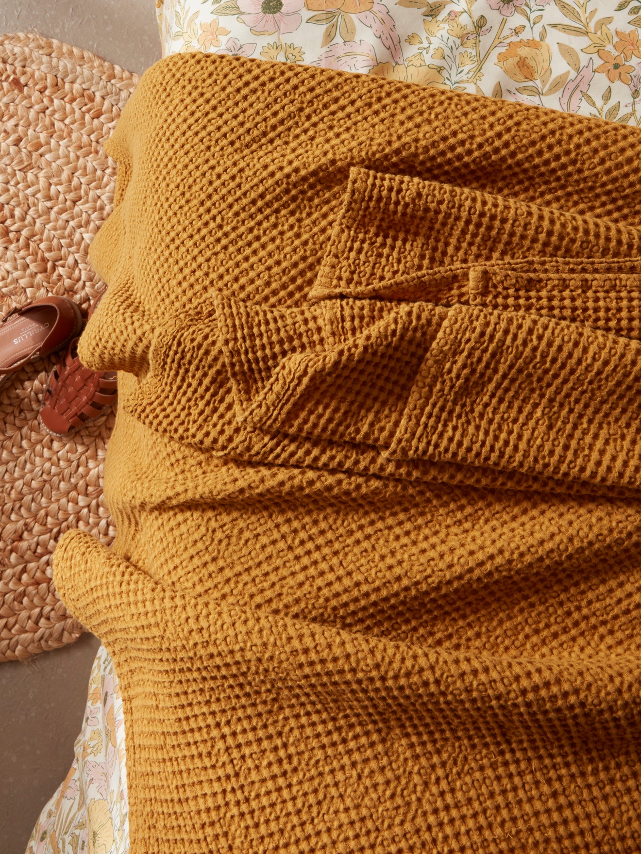 Plaid en gaze de coton