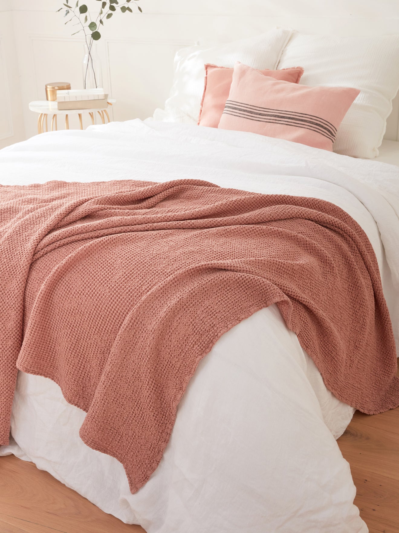 Plaid en gaze de coton