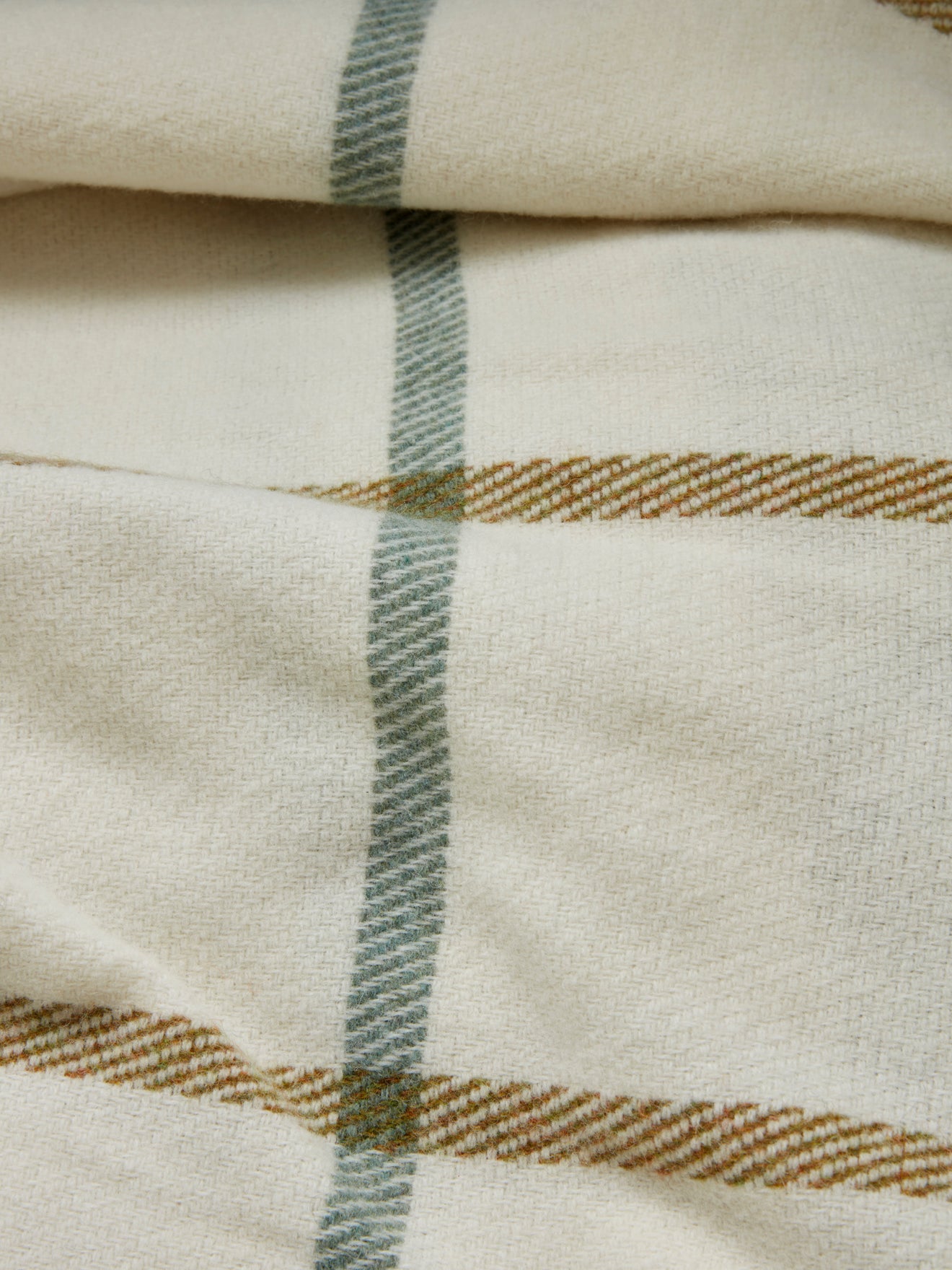 Grote geruite plaid van voornamelijk wol