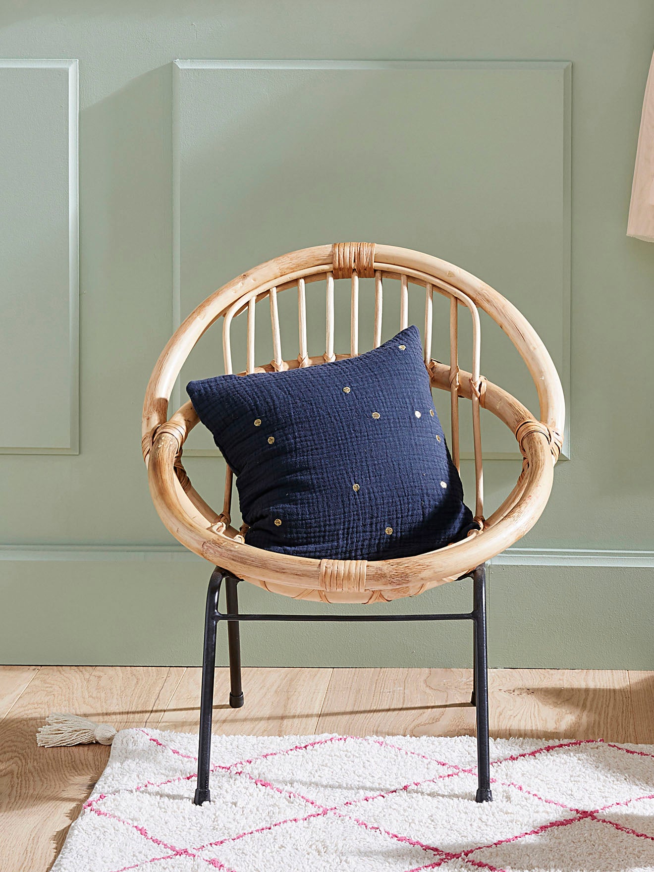 Fauteuil enfant en rotin