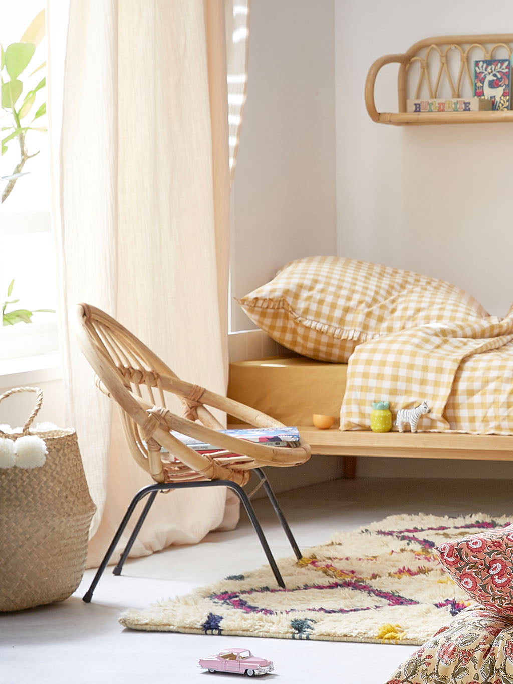 Fauteuil enfant en rotin