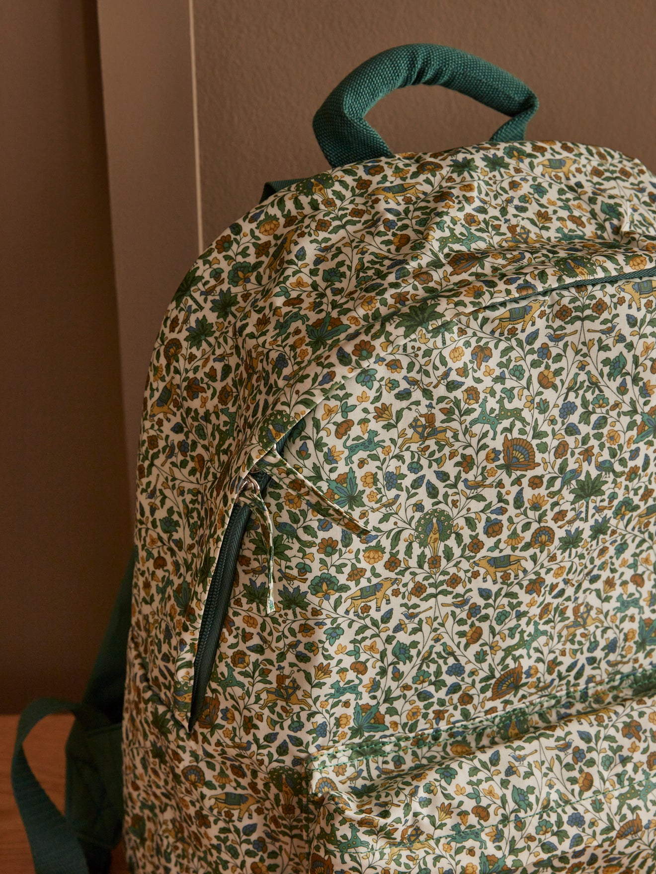 Sac à dos tissu Liberty enduit