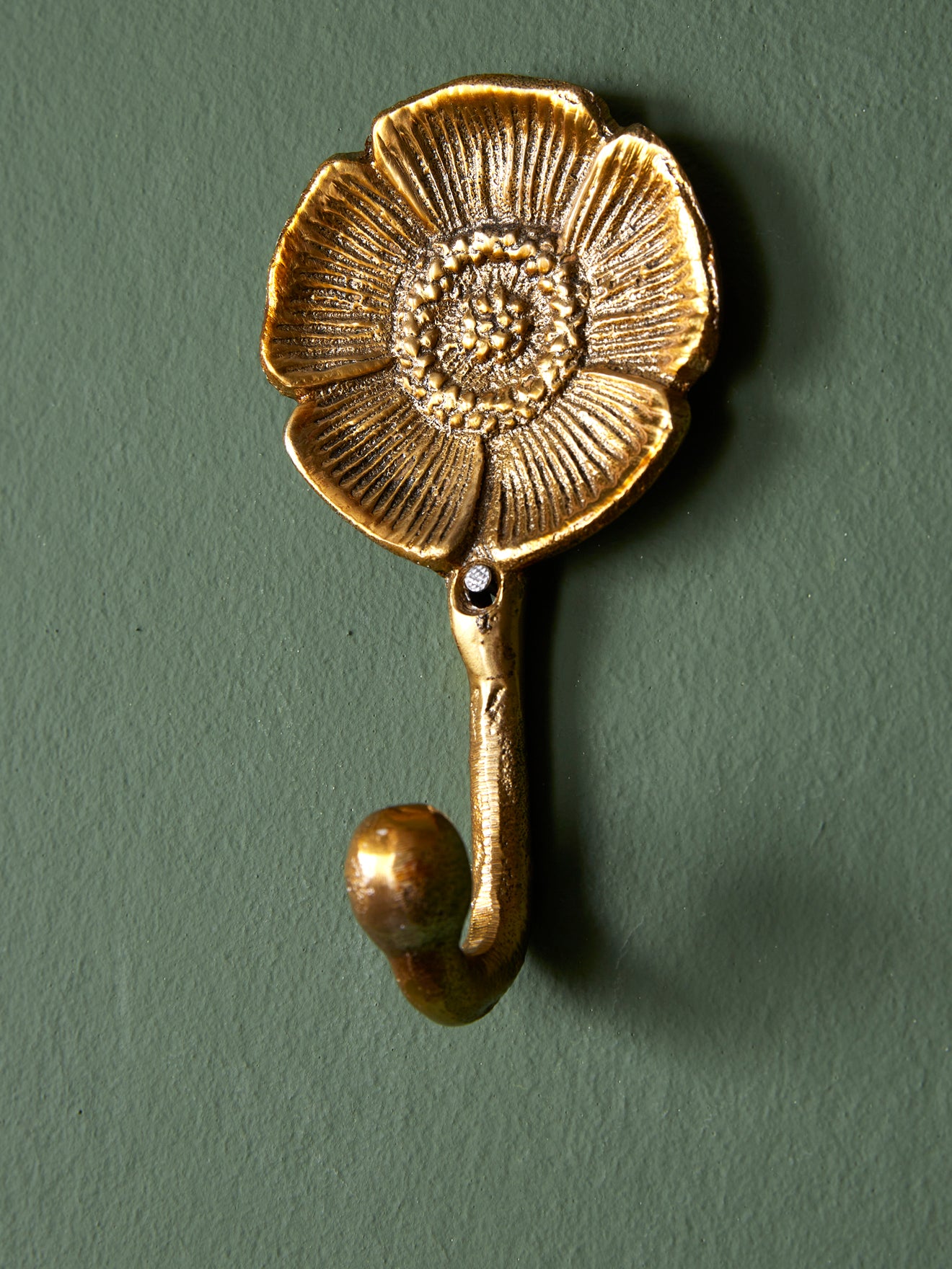 Metalen ophanghaak "Bloem"