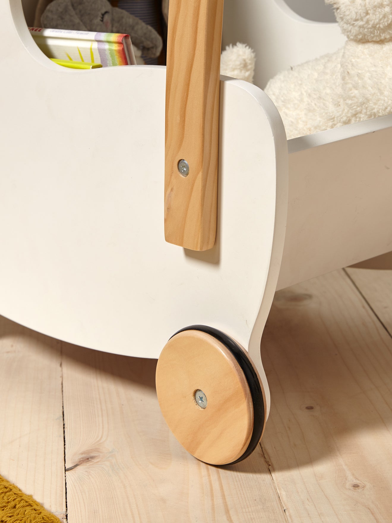 Chariot de rangement en bois