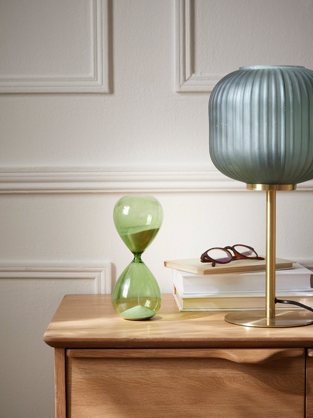 Sablier déco en verre