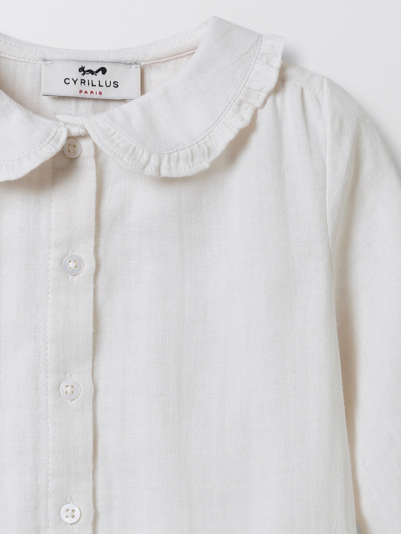 Blouse bébé en gaze de coton
