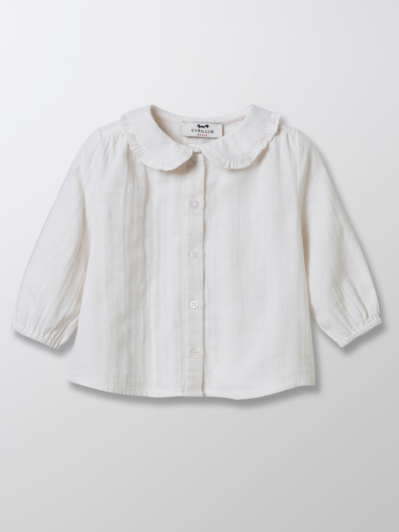 Blouse bébé en gaze de coton