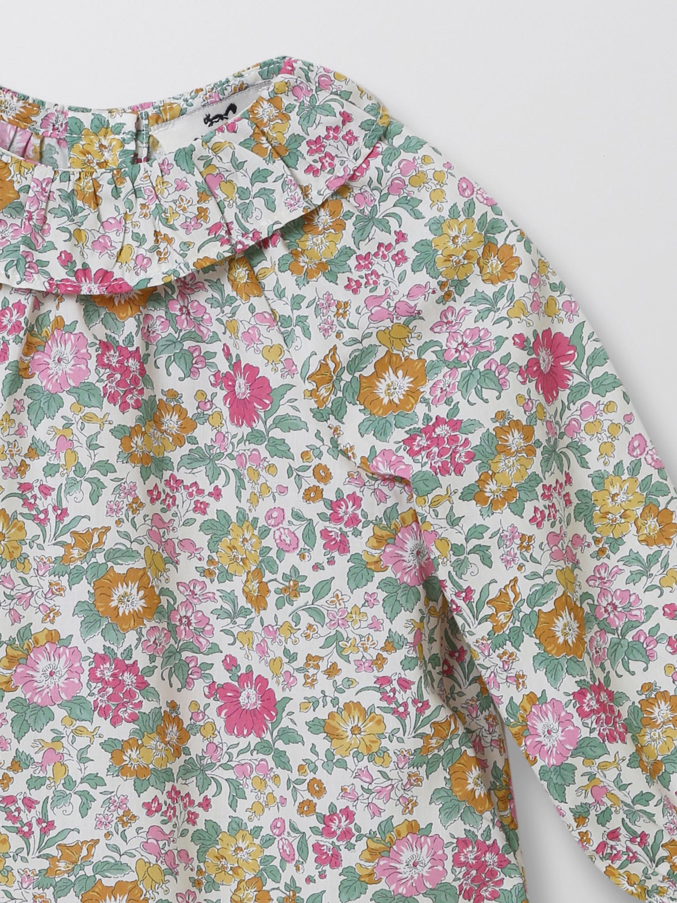 Blouse bébé en tissu Liberty Clare Rich