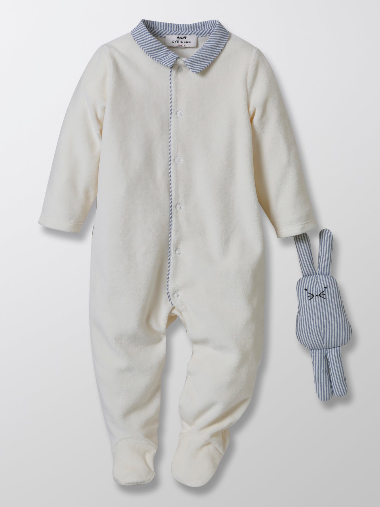 Coffret cadeau bébé : dors-bien en velours et son doudou
