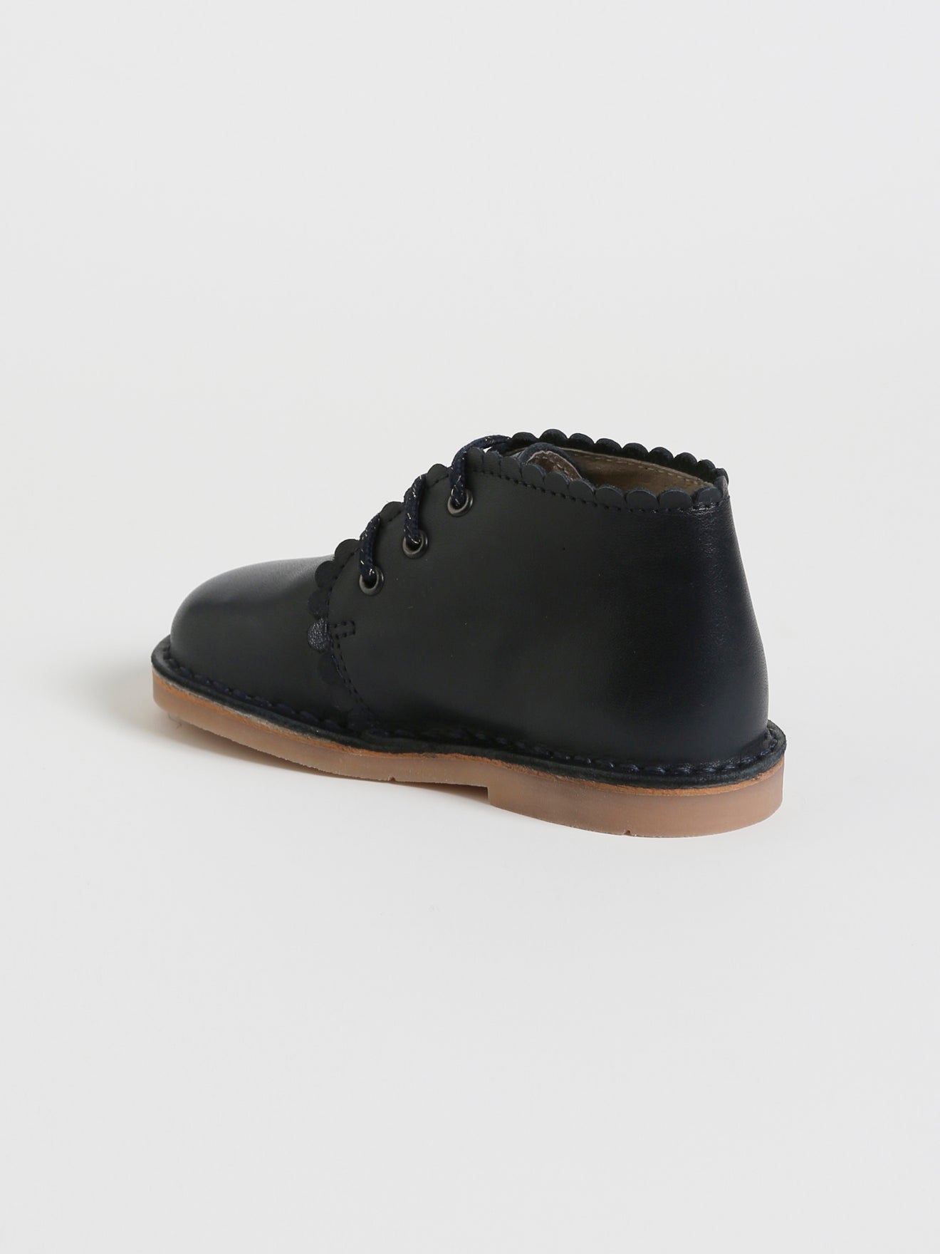 Bottines festonnées cuir Bébé