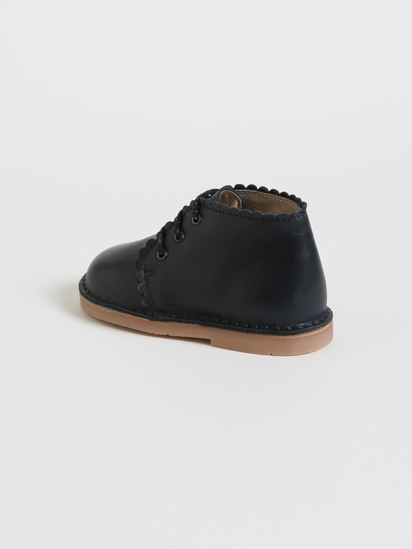 Bottines festonnées cuir Bébé