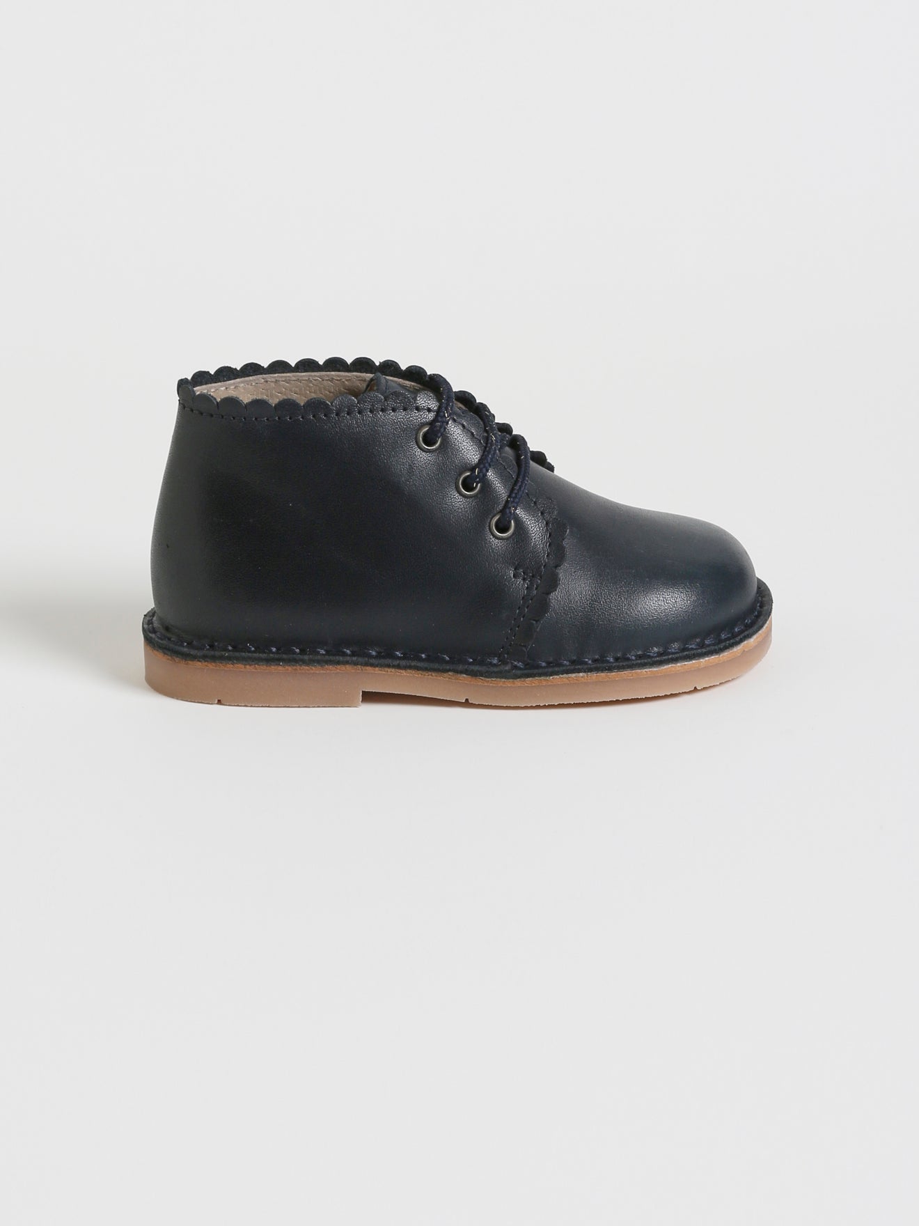 Bottines festonnées cuir Bébé