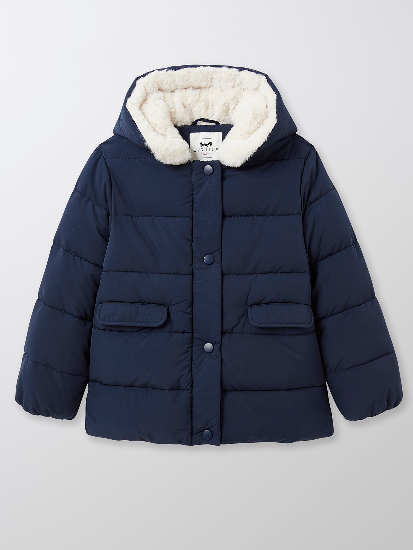 Doudoune doublée polaire Fille
