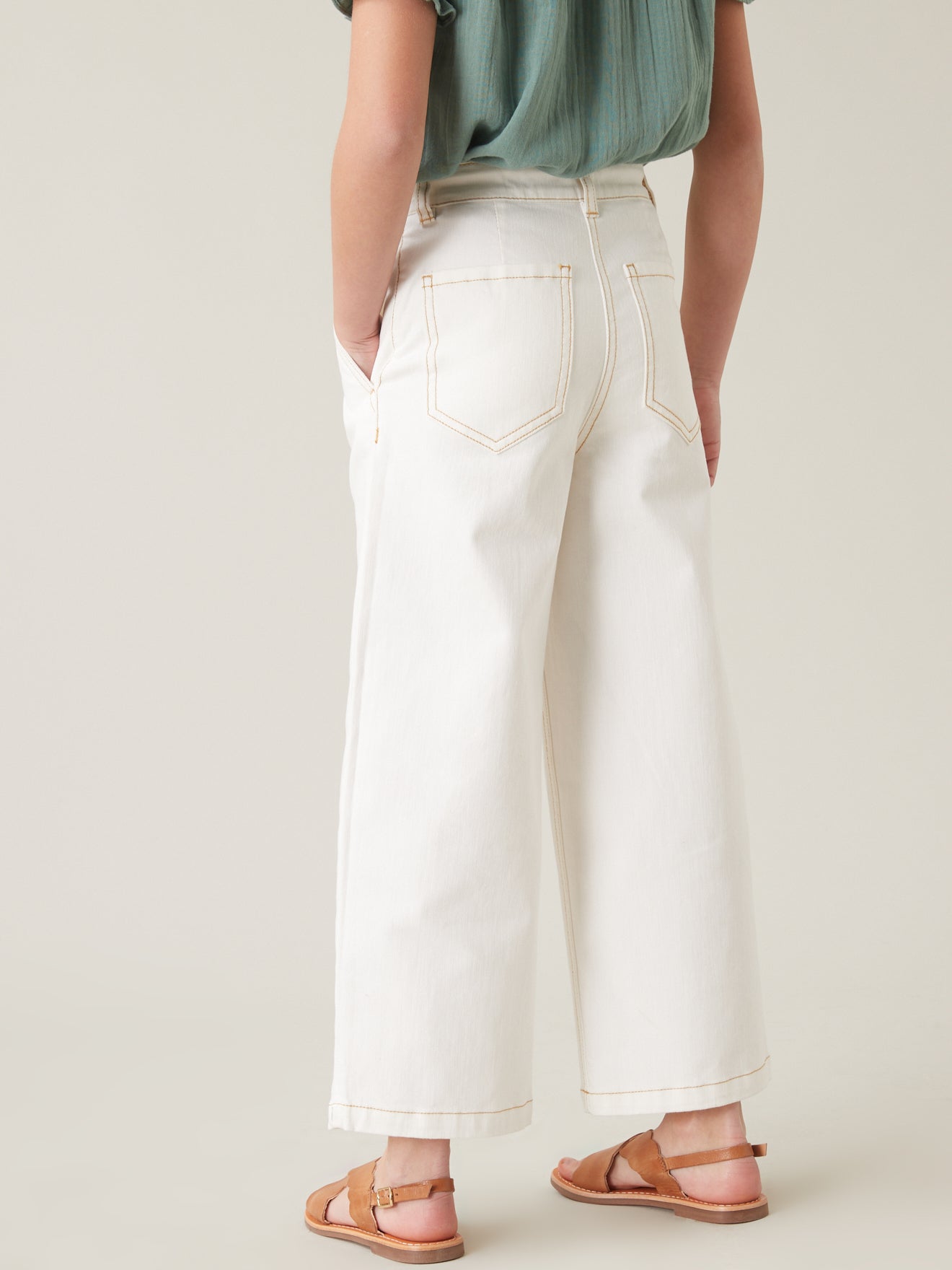 Pantalon large en denim - Collection Junior