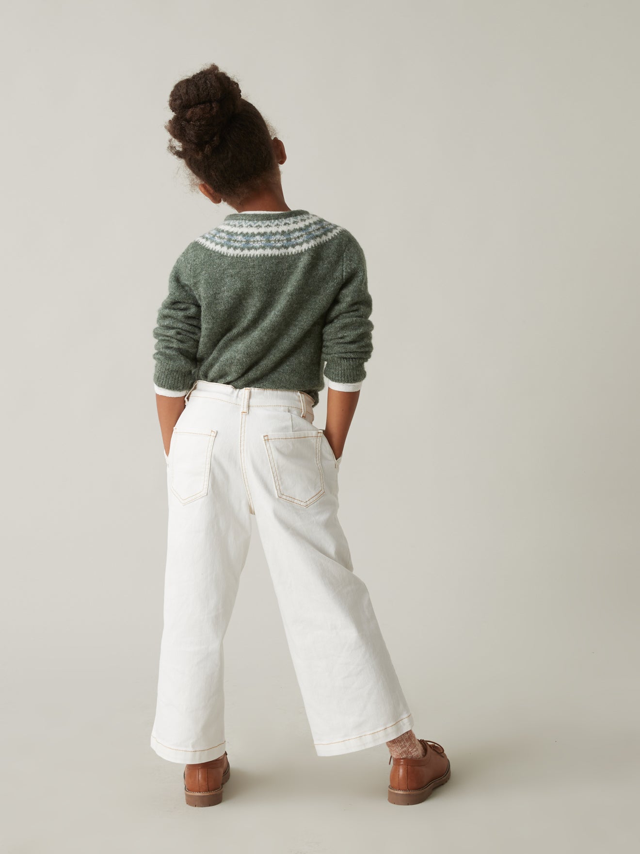 Pantalon large en denim - Collection Junior