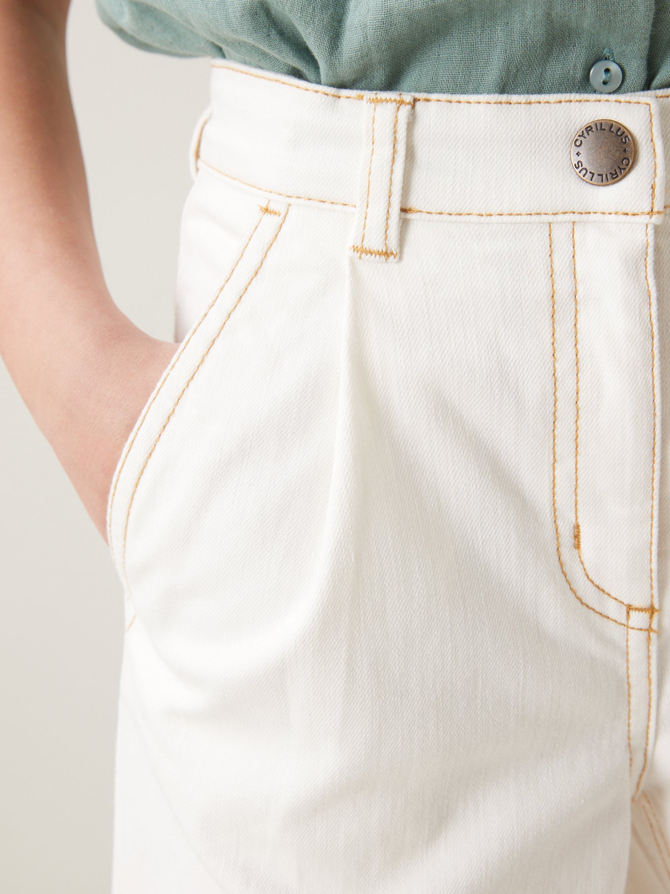 Pantalon large en denim - Collection Junior
