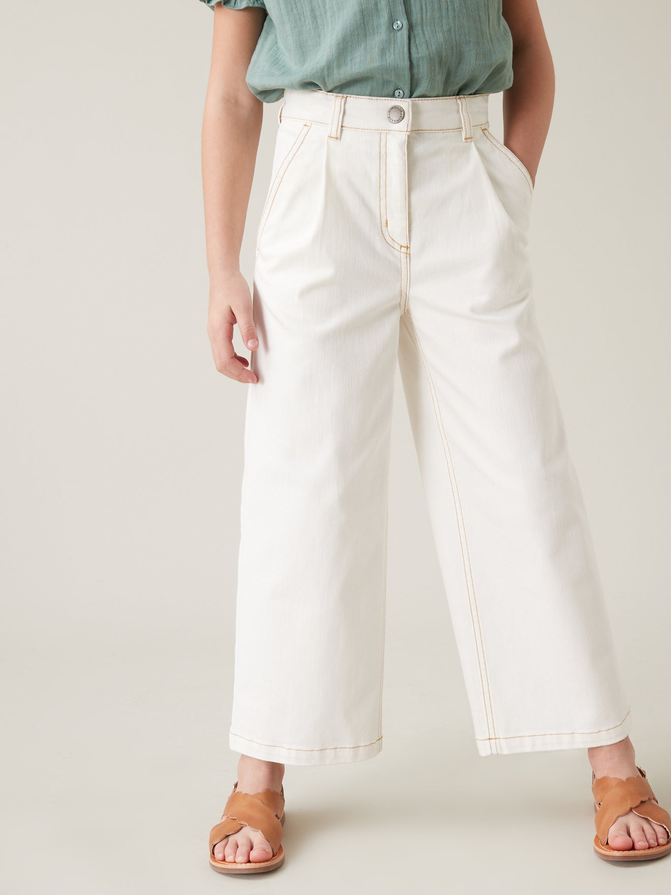 Pantalon large en denim - Collection Junior