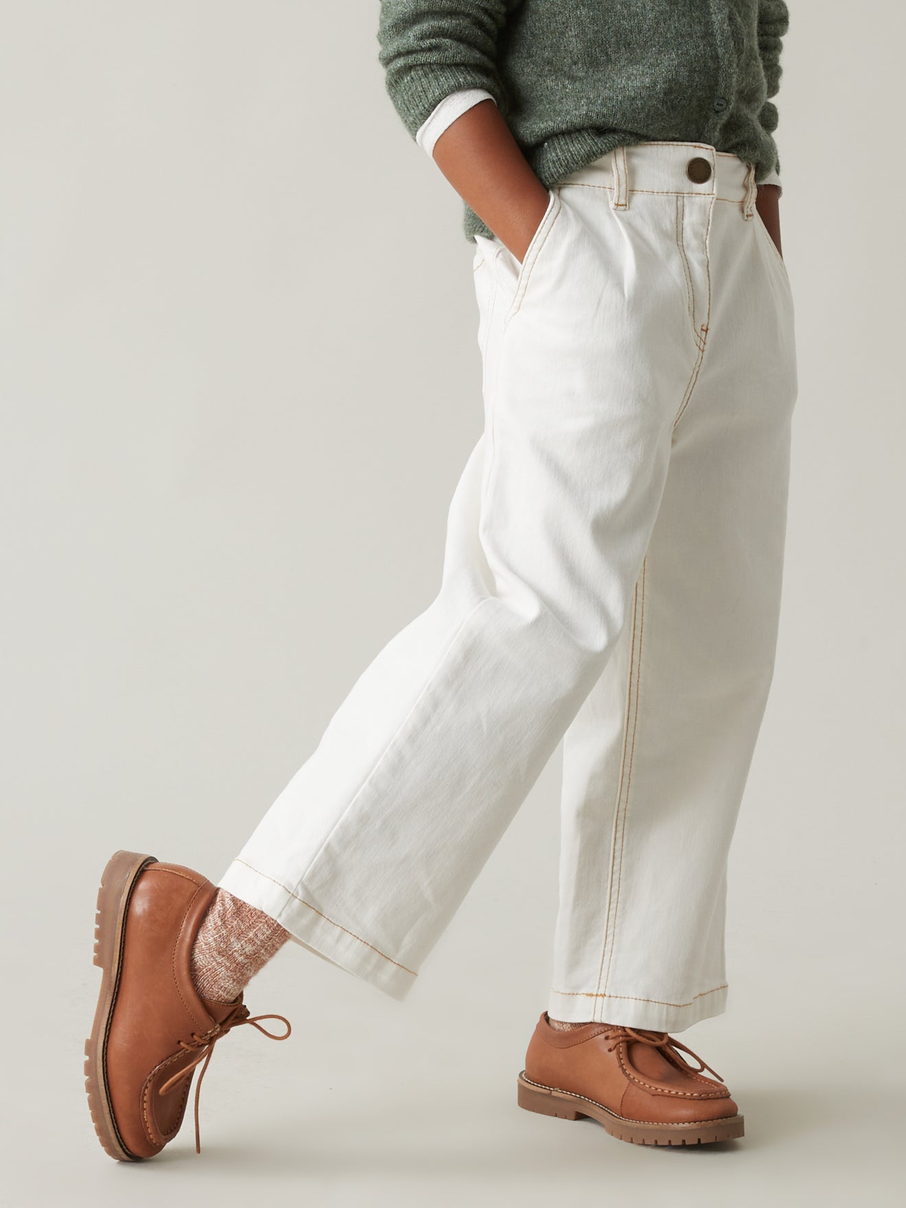 Pantalon large en denim - Collection Junior
