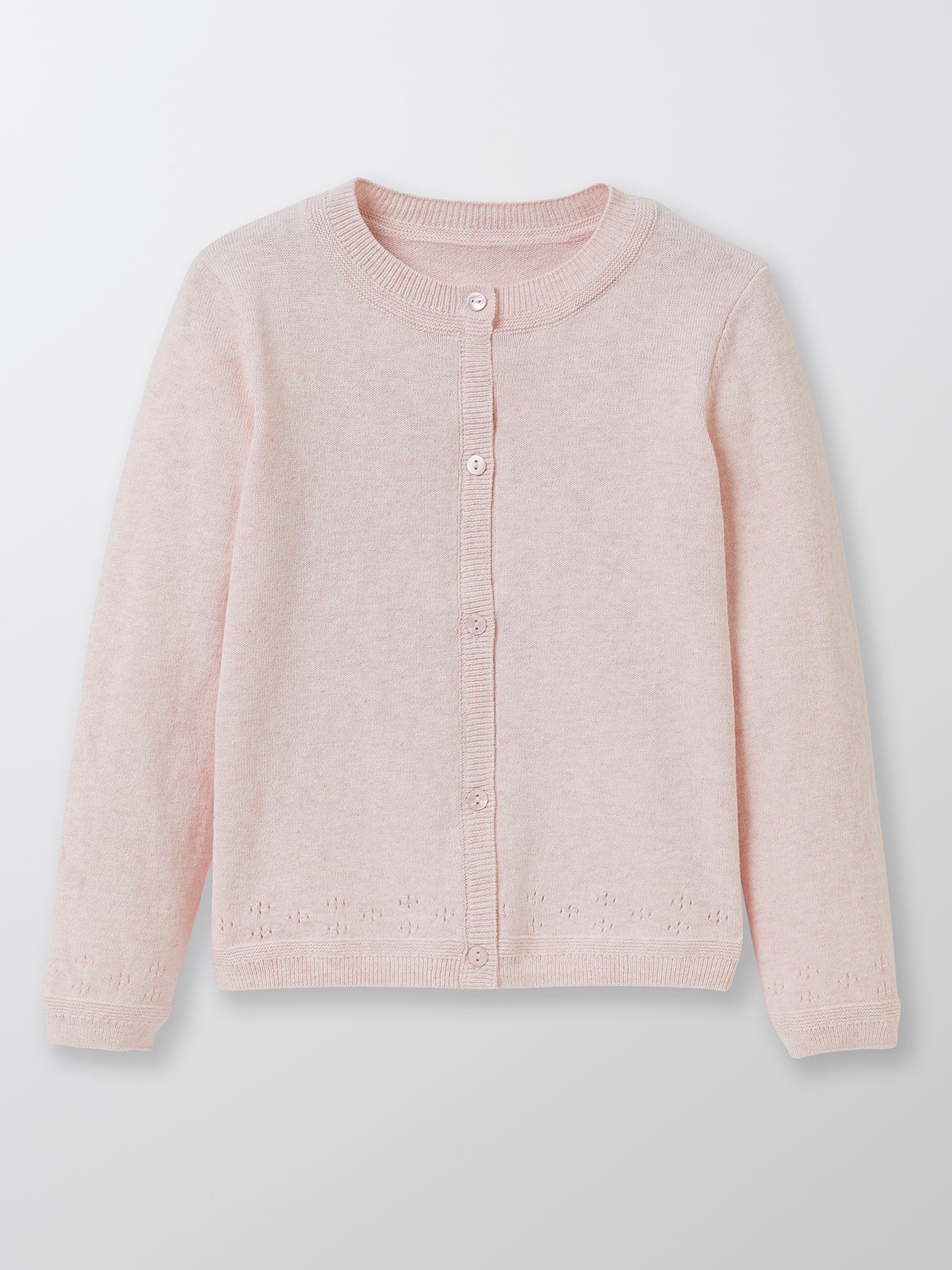 Cardigan Fille en coton et laine