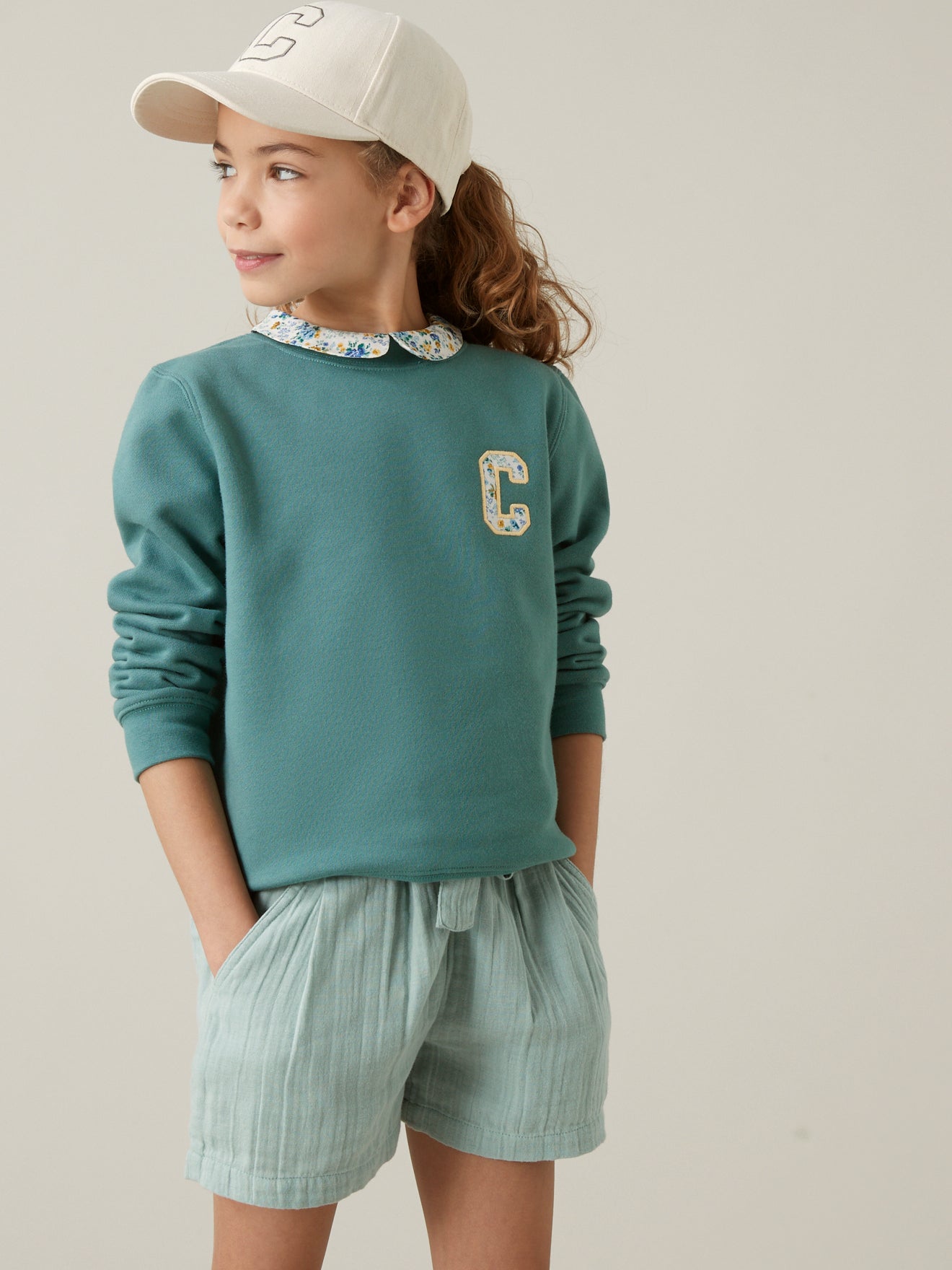 Sweat Fille tissu Liberty