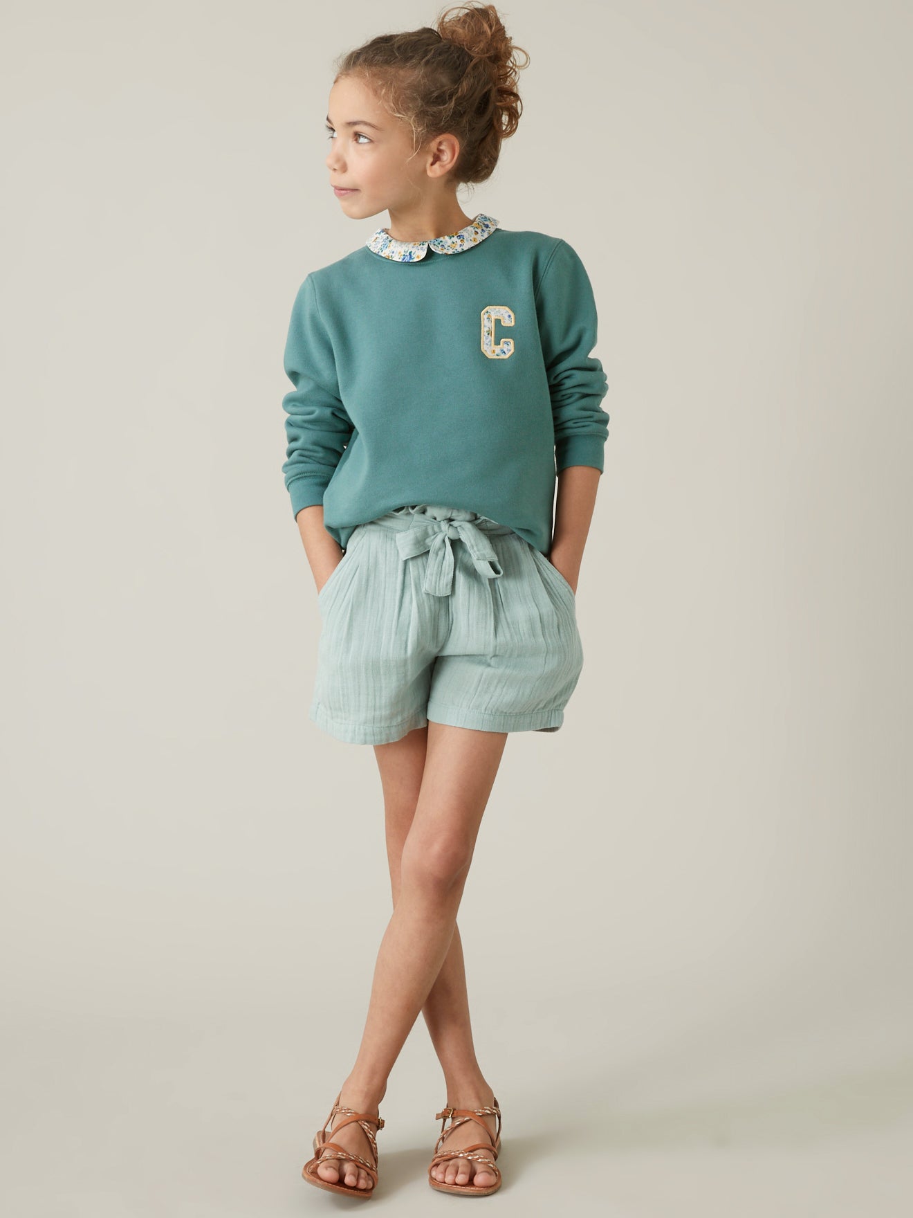 Sweat Fille tissu Liberty