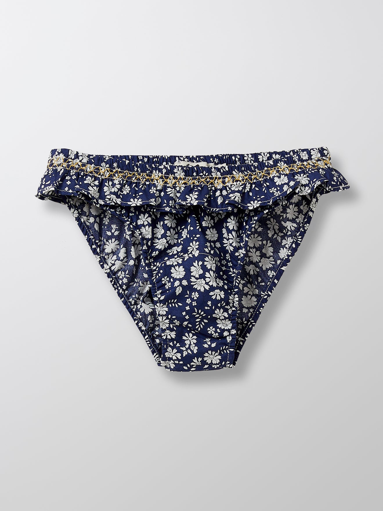 Meisjesstrandbroekje in Liberty-stof
