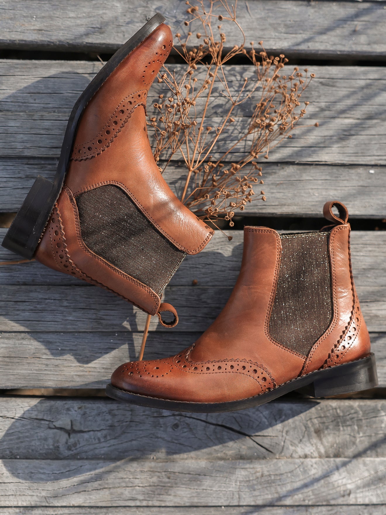 Boots bout fleuri Fille