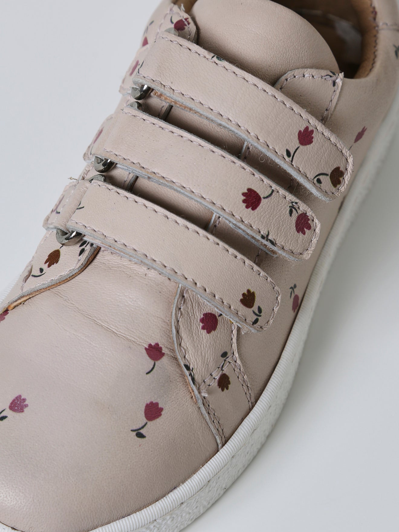 Baskets tulipes Fille en cuir