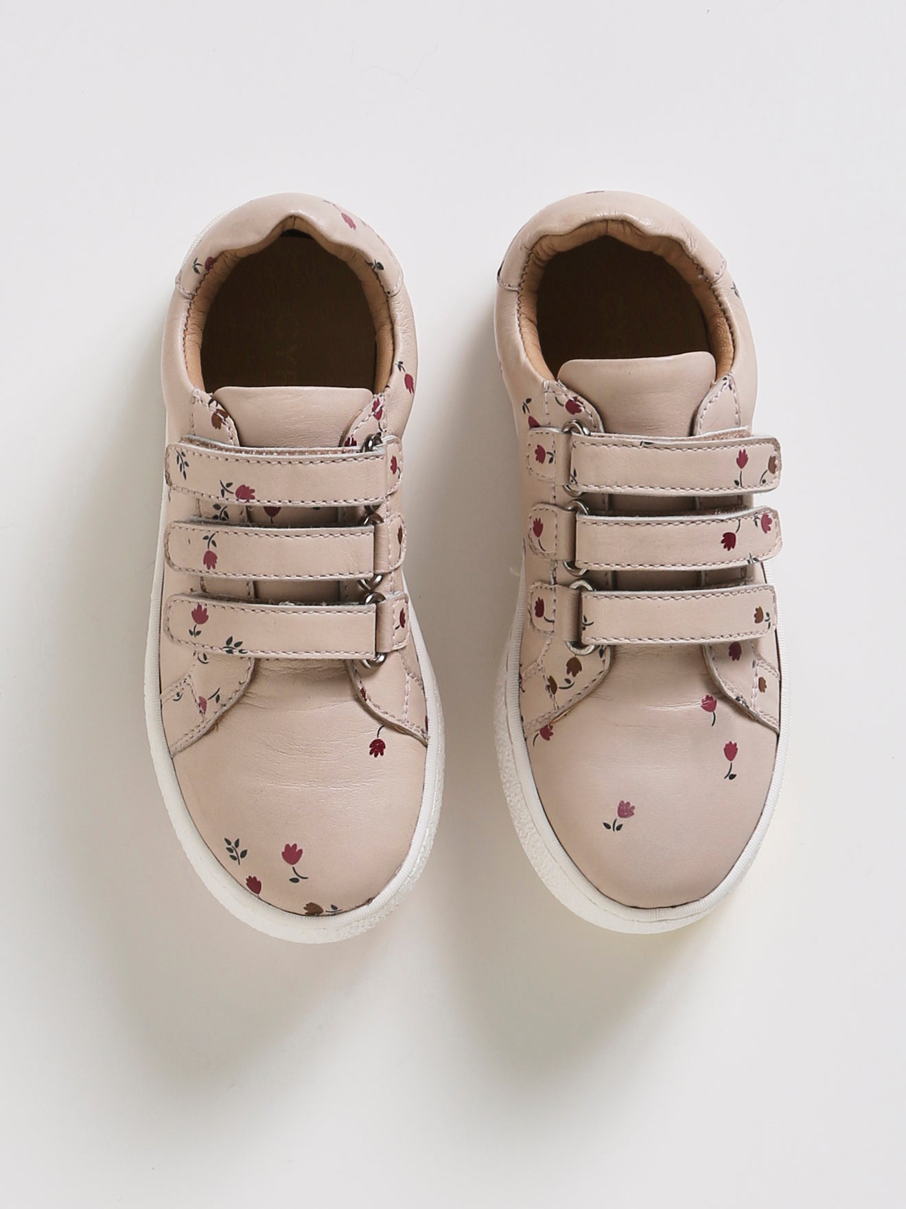 Baskets tulipes Fille en cuir