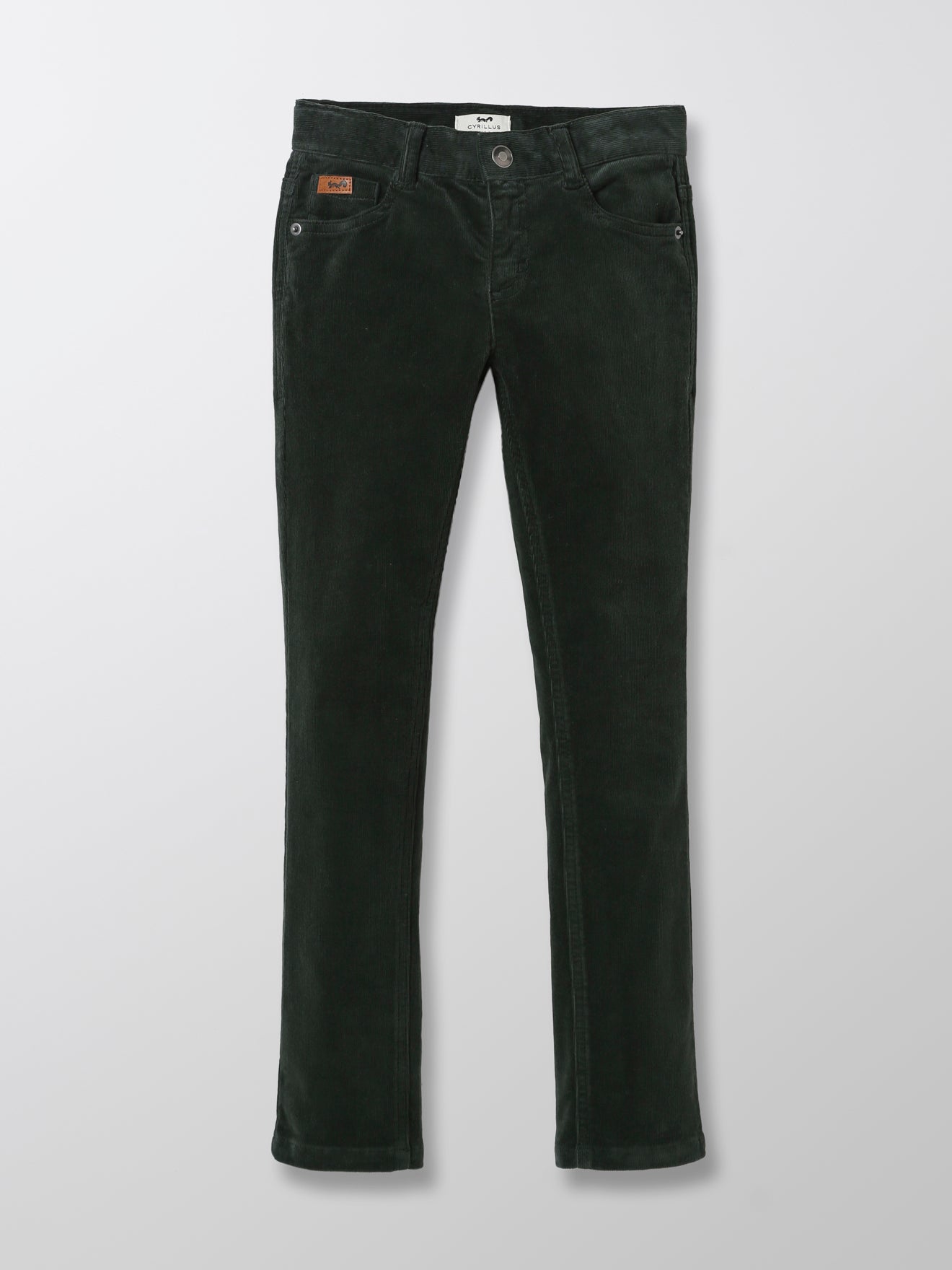 Slim fit jongensbroek in velours