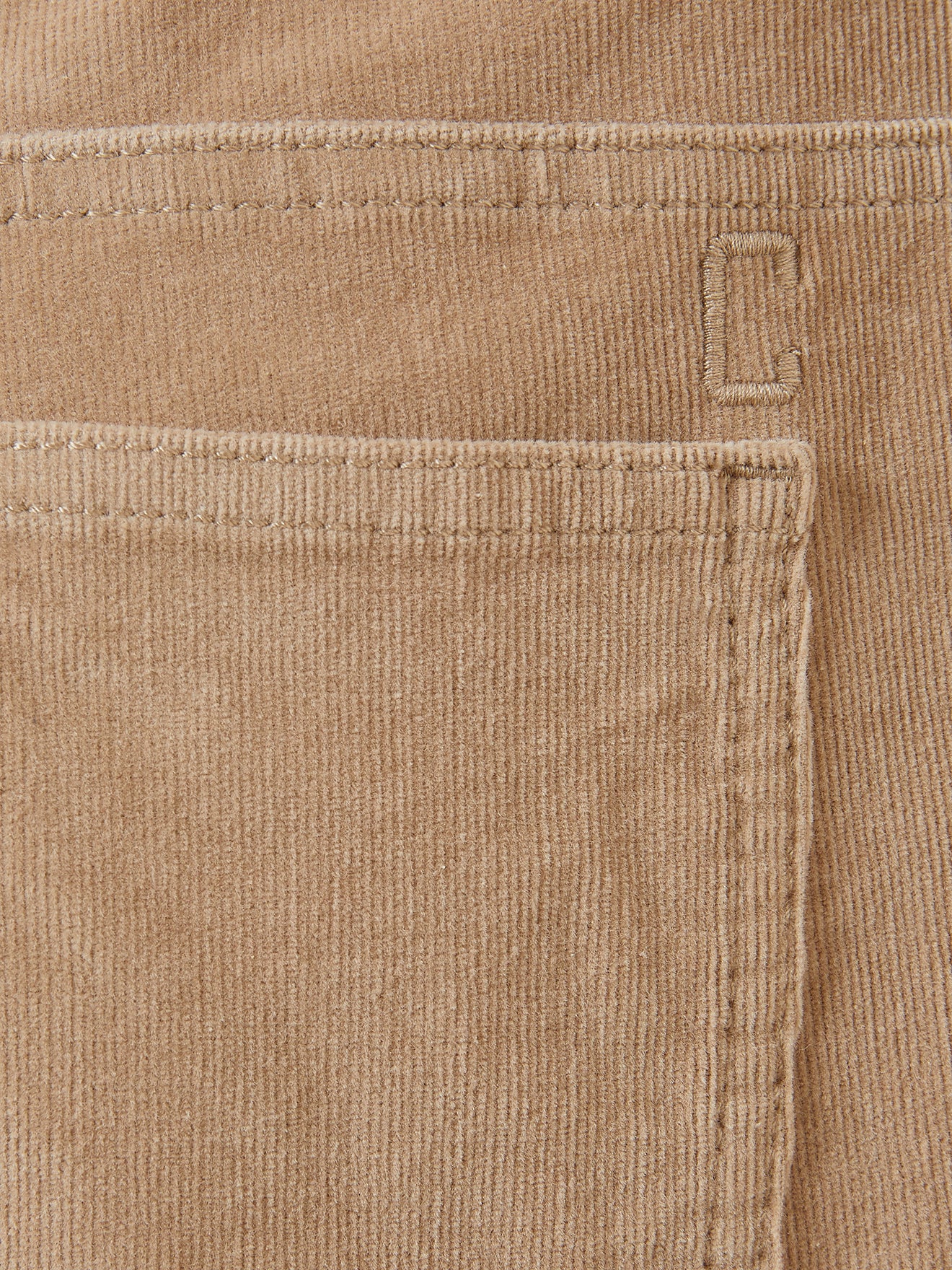 Slim fit jongensbroek in velours