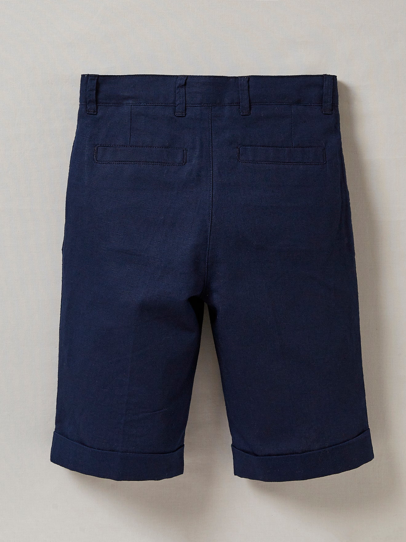 Jongensbermuda in linnen/katoen - Collectie Feesten en huwelijken