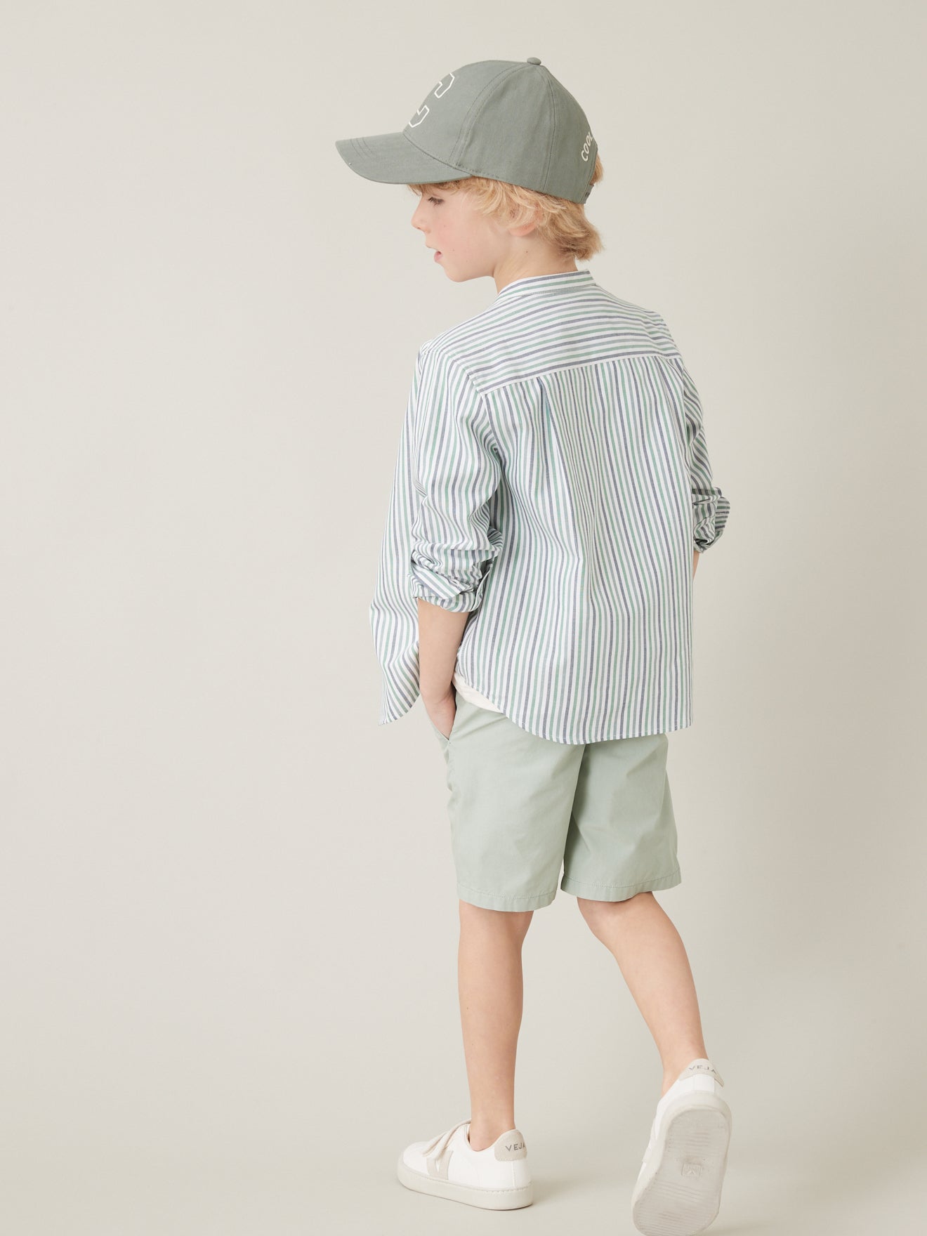 Chemise rayée Garçon Oxford