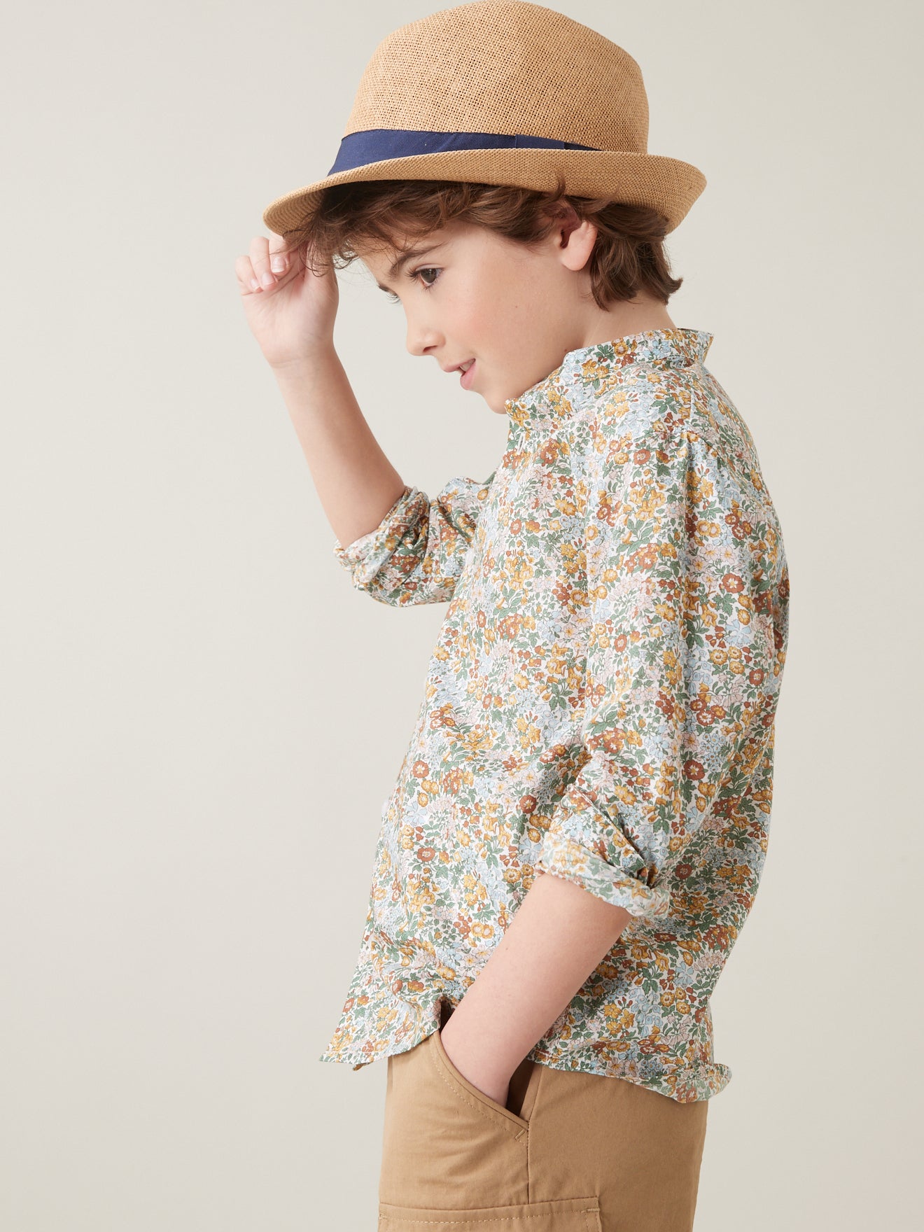 Chemise tissu Liberty - Collection fêtes et mariages