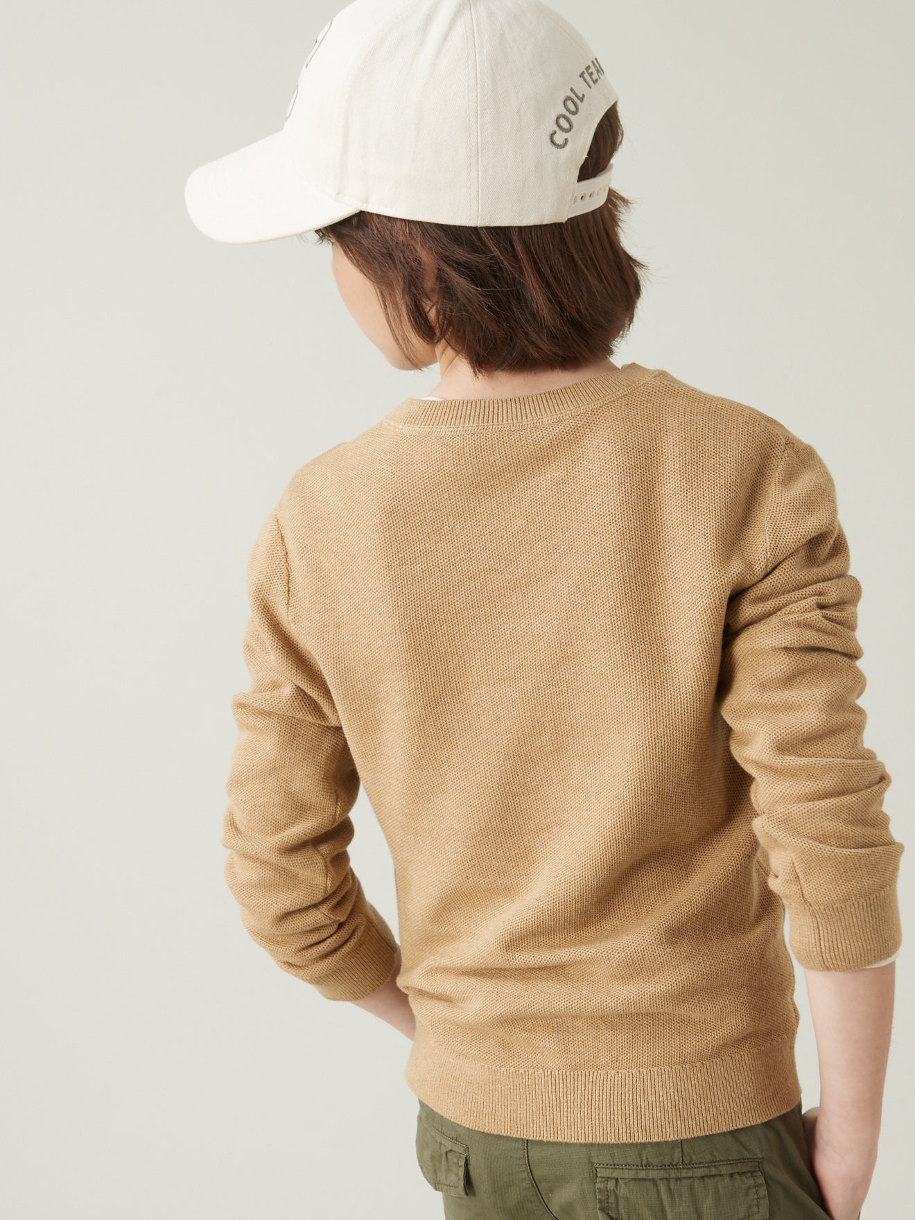 Pull Garçon maille fantaisie
