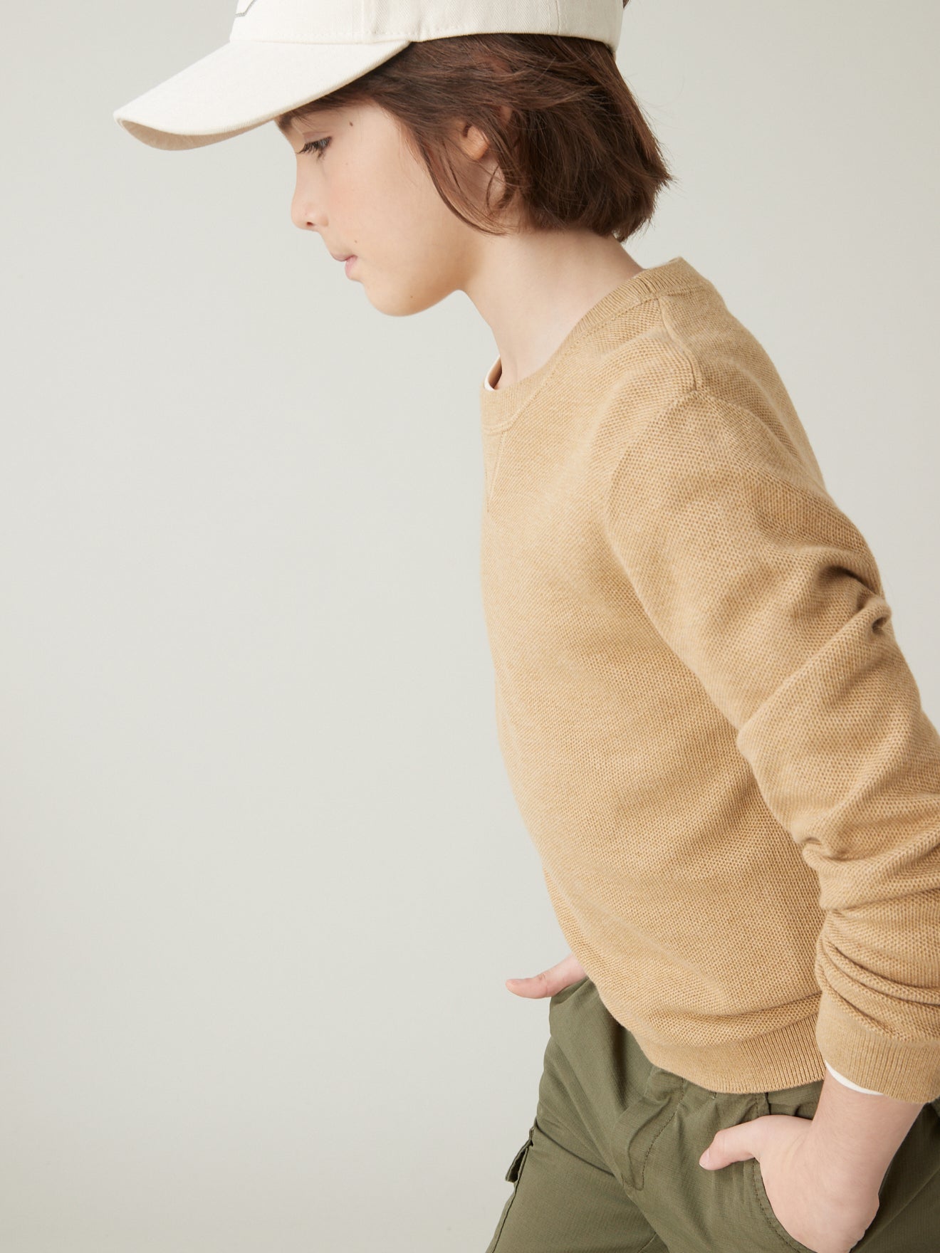 Pull Garçon maille fantaisie